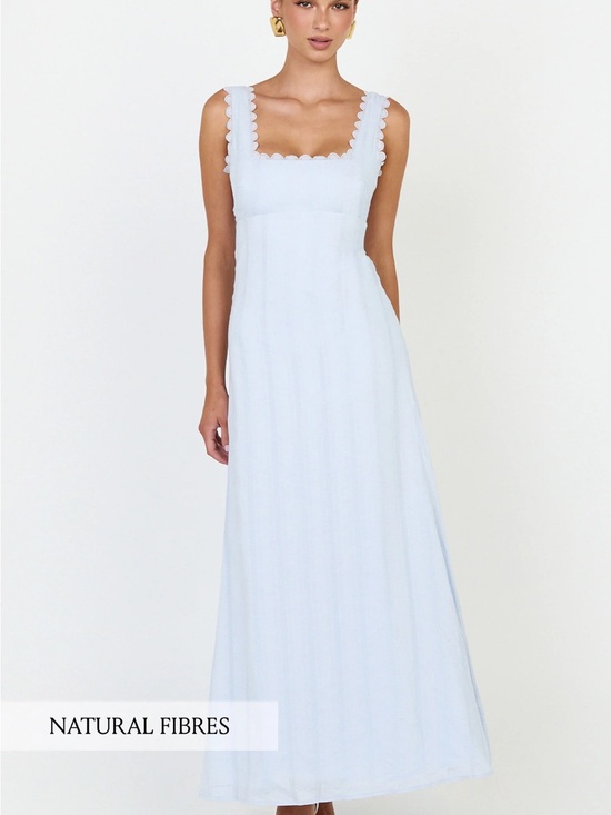 Showpo. Dresses & Skirts - Showpo Blue Scallop Maxi Dress